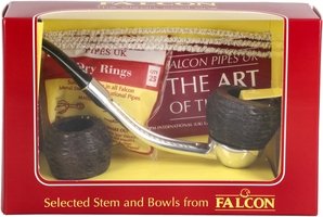 Falcon Pipe System Classic Bent Rusticated Apple