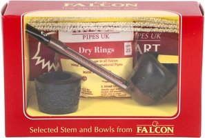 Pfeifen Pfeifen Sets  Falcon Extra Set Gerade Glatt Genoa