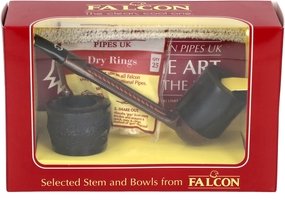 Pfeifen Pfeifen Sets  Falcon Extra Set Gerade Glatt Dublin