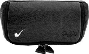 Pfeifenzubehör Pfeifentaschen  Savinelli 2er Pfeifentasche Rindleder schwarz T671 (13059)