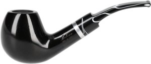 Pfeifen Serienpfeifen  Molina Apple Bent Smooth Black