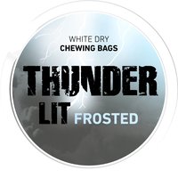 Tabak Kautabak  Thunder LIT Frosted White Dry