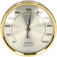 Classic Humidor Accessories Hygrometer Gold 70mm TFA