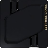 Les Fines Lames Aschenbecher Dyad Schwarzer Obsidian