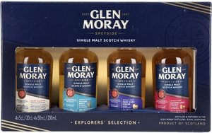 Glen Moray Single Malt Whisky Explorers Selection (4 x 50ml)