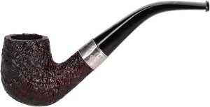 Pfeifen Freehand Pfeifen  Ashton Pipes Pebble Grain Sandgestrahlt  XXX Silber