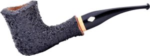Pfeifen Serienpfeifen  Brebbia Rustica Nera Straight (7013)