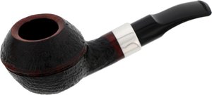 Holmer Knudsen Flake Pipes Bulldog schwarz (interne Nr. 7)