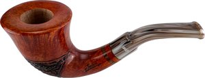 Stefano Santambrogio Pipes Calabash rustiziert big (interne Nr. 152)