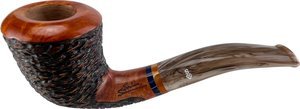 Stefano Santambrogio Pipes Quarterbent Dublin rustiziert medium (interne Nr. 167)