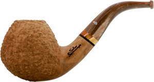 Pfeifen Freehand Pfeifen  Stefano Santambrogio Rustic Natural Big (interne Nr. 321)