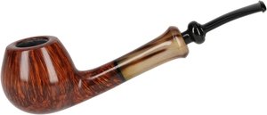 Pfeifen Freehand Pfeifen  Former Apple Smooth Brown Horn