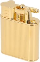 Dunhill Unique Turbo Feuerzeuge Linien Goldplattiert