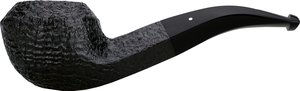 Dunhill Pipes Shell Briar No. 4108 Ring Grain Bent Rhodesian (Nr. 325)