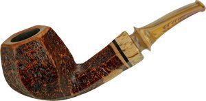 Pfeifen Freehand Pfeifen  Kirsch Pipes Category A Facet Bent Sand (Nr. 62)