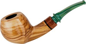 Pfeifen Freehand Pfeifen  Kirsch Pipes Olive Bent Smooth (Nr. 69)