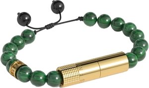Les Fines Lames Punch Bracelets Verde Cobre Gold Ring