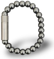 Les Fines Lames Punch Bracelets Solo Steel Hematite Gr&ouml;&szlig;e S