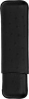 Martin Wess Corona leather cigarcase collection 2-piece Ostrich Black