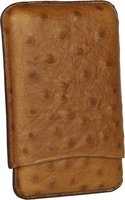 Martin Wess demi tasse leather cigarcase collection 5er Strauß braun (austriche) (503-11) (10288)