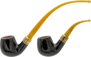 Pfeifen Serienpfeifen  Rattray's grau Mundstück gelb (16463)