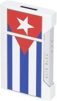 Zigarrenzubehör Feuerzeug  Elie Bleu J-12 Cuban Flag Flat Flame  (EBJ12259)