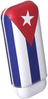 Zigarrenzubehör Etui  Elie Bleu Cuban Flag für 2 Zigarren