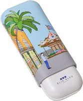 Zigarrenzubehör Etui  Elie Bleu Casa Cubana Carousel für 2 Zigarren (EG20CUCC23)