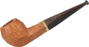 Pfeifen Serienpfeifen  Heibe Bulldog Sandblasted Waxed Horn Stem