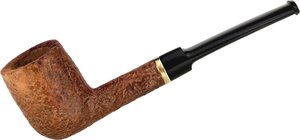 Old German Clay Pipes Basic Briar Billiard (mit Ring)