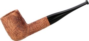 Old German Clay Pipes Basic Briar Billiard mit 9mm Filter