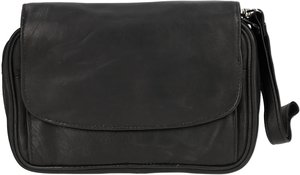 Pfeifenzubehör Pfeifentaschen  Classic Black Leather for 4 Pipe