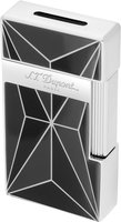 Zigarrenzubehör Feuerzeug  S.T. Dupont Lack schwarz Fire X / chrom (025070)