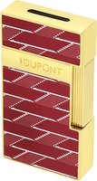 Zigarrenzubehör Feuerzeug  S.T. Dupont 1872 burgundy Monogramm (025078B)