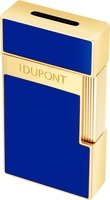 Zigarrenzubehör Feuerzeug  S.T. Dupont Lack blau / golden (025225)