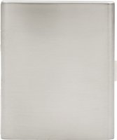 Pearl cigarillo case 20er silver satin finish (24926-61)