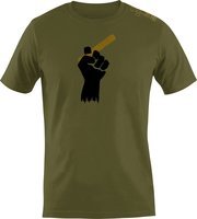 Ciguerilla Fashion Collection Shirt oliv schwarze Faust (Gr. M)