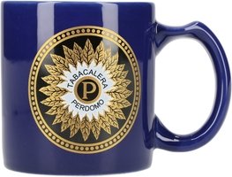 Zigarrenzubehör Merchandise  Perdomo Kaffeebecher blau (mit Zigarrenablage)