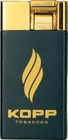 Zigarrenzubehör Feuerzeug  Kopp blau gold