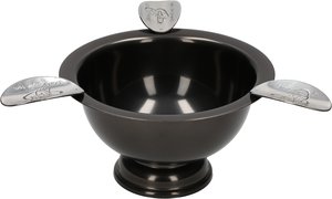 Stinky Ashtray Small (3 Ablagen) Nickel schwarz (CA-ST-3BKN)