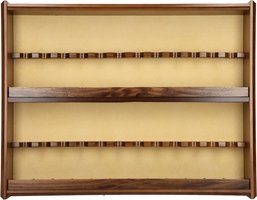 Lubinski Pipe Cabinets Pipe holder from walnut (C4024)
