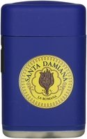 Santa Damiana Feuerzeug Logo Blau