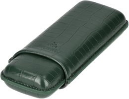 Zigarrenzubehör Etui  Mantis 2er Croc Waldgrün
