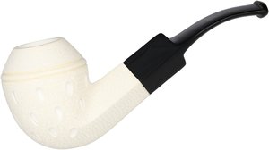 Pfeifen Freehand Pfeifen  White Pipes Bent Bulldog