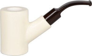 White Pipes Meerschaum Poker Gro&szlig;
