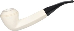 White Pipes Meerschaum Bulldog Gro&szlig;