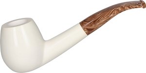 White Pipes Meerschaum Apple XL