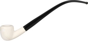 White Pipes Meerschaum Churchwarden Pot