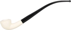 White Pipes Meerschaum Churchwarden Bent Dublin