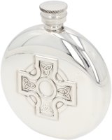 Pinder Hip Flask 292 Flask Celtix Cross